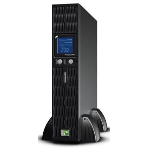 CyberPower PR1000ELCDRT2U Rack/Tower UPS, Multifunction LCD panel, 8× IEC320 C13, adjustable output